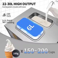 2200-Watt Commercial Ice Cream Maker - Image 3