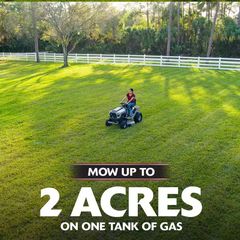 42 in. Automatic Gas Riding Lawn Tractor Mower - Image 9