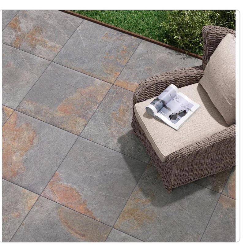 Corso Italia Flagstone Gold 24 in.  24 in.  0.75 in. Stone Look Porcelain PaverStore SKU# 1012-380-344 $5.15 /sq.ft. (Covers 3.88 sq.ft.)