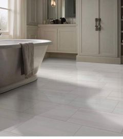 MSI  Marble Look Porcelain Tile 12 in. 24 in.,Bianco Dolomite Polished White Floor and Wall (16 sq. ft. /Case) - Image 1