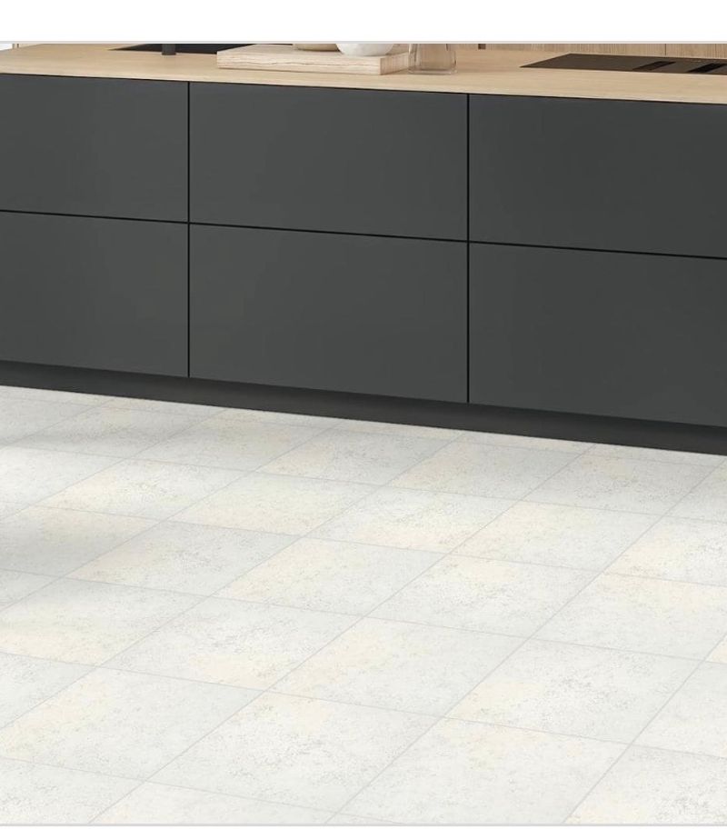 TrafficMaster Baja White 12 in. x 12 in. Matte Ceramic Floor and Wall Tile (15 sq. ft. /Case)