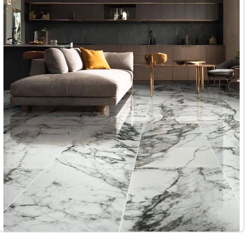 MSI Donatello 16 in. x 32 in. Polished Porcelain Marble Look Floor and Wall Tile (14.2 sq. ft./Case)