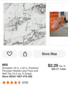 MSI Donatello 16 in. x 32 in. Polished Porcelain Marble Look Floor and Wall Tile (14.2 sq. ft./Case) - Image 2