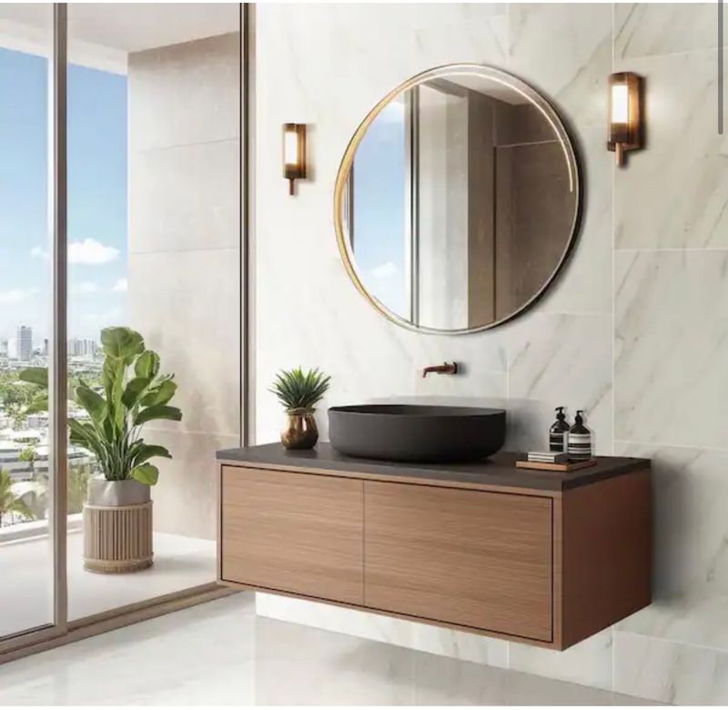 Kolasus White 12 in. x 24 in. Polished Porcelain Marble Look Floor and Wall Tile (16 sq. ft./Case)