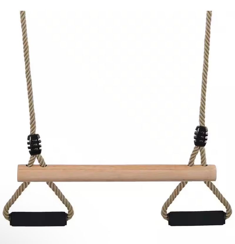 Wooden Trapeze Swing Bar