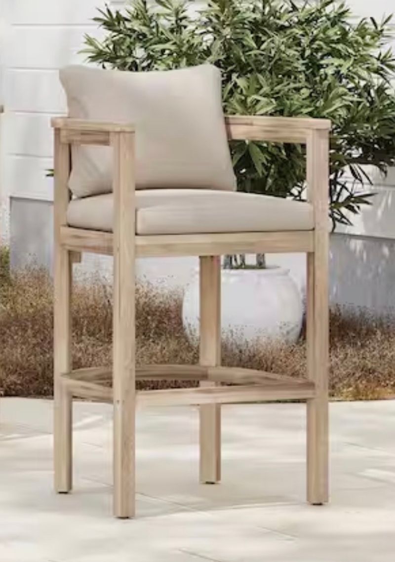 Solid Wood Bar Stool