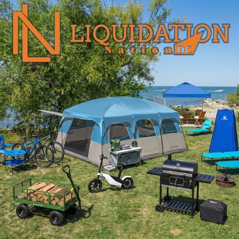 Outdoors, Bikes, Patio, Grills, Furniture, AC & More