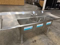 Patriot MKS3-2D-18 3-Compartment Sink - Image 2