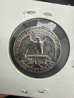 1961 Uncirculated Washington Quarter, Roosevelt Dime and Lincoln Penny  - Image 3
