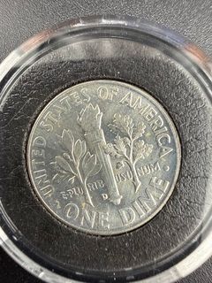 1961 Uncirculated Washington Quarter, Roosevelt Dime and Lincoln Penny  - Image 5