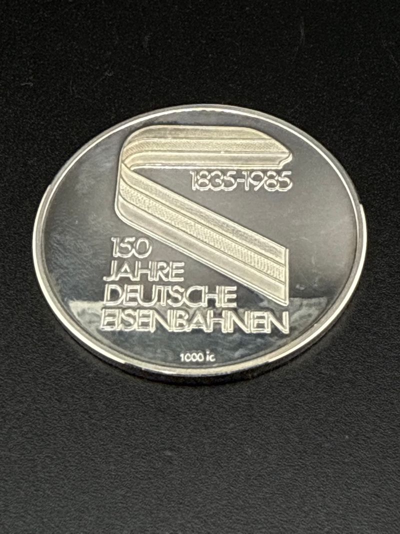 1985 Proof 150th Anniversary German Railroad  - Image 1