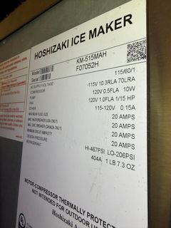Hoshizaki KM-515MAH Commercial Ice Maker - Image 3