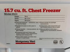 Montgomery Ward Deep Chest Freezer - Image 4