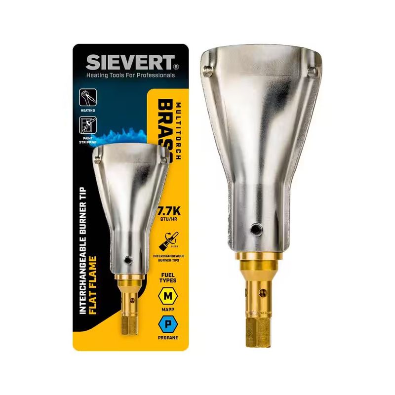 Multi-Torch Brass Interchangeable Flat Flame Burner Tip (Fuel Not Included) - Image 1
