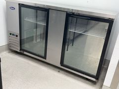 Atosa Double Glass Door Back Bar Cooler - Image 1