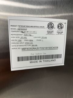 Atosa Stainless Steel Refrigerator - Image 3