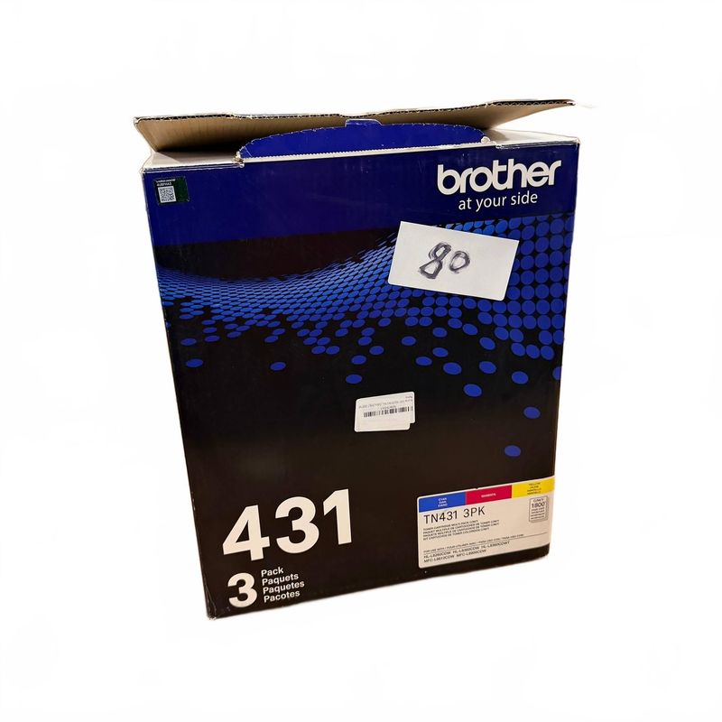 TN431 3-Pack Laser Printer Toner Unused - Image 1