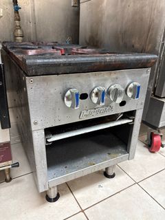 Commercial Gas Countertop Range with Oven - Image 1