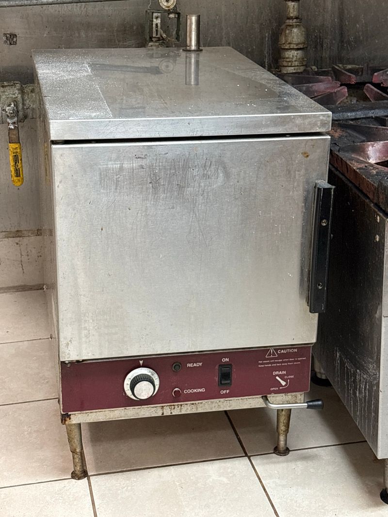 Commercial Countertop Gas Food Steamer - Image 1