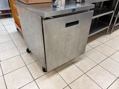 Stainless Steel Under Counter Refrigerator on Casters - Image 5