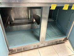 Three-Door Stainless Refrigerated Prep Table - Image 4