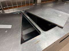 Three-Door Stainless Refrigerated Prep Table - Image 7
