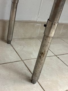 Stainless Steel Work Table with Adjustable Legs - Image 4