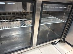 Three-Door Stainless Refrigerated Prep Table - Image 6