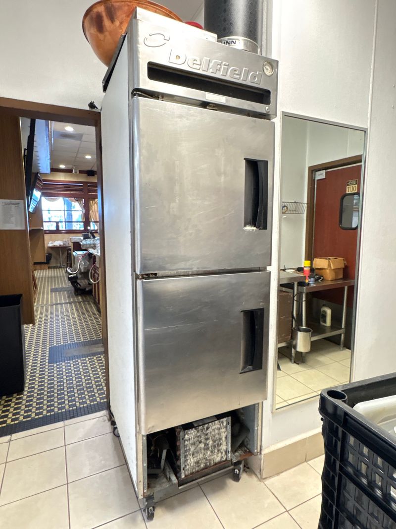 Stainless Steel Double Door Commercial Refrigerator - Image 1