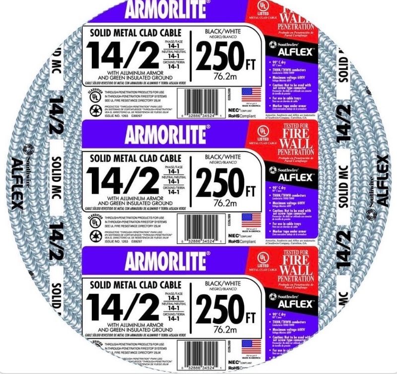Armorlite Cable this lot includes total 250 linear ft. quantities in this lot per linear ft. - Image 1