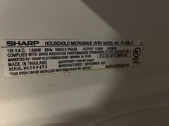 Sharp Carousel Microwave Oven - Image 6