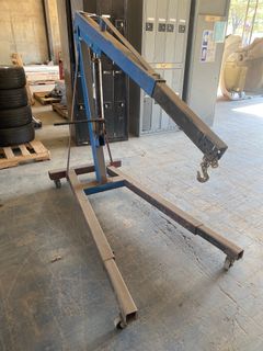 5-Ton Hydraulic Engine Hoist with Hook - Image 2
