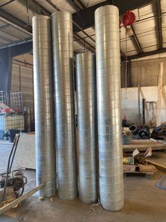 Galvanized Metal Ductwork Pipe, Bid Per Pipe - Image 3