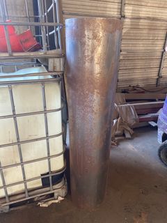5ft Steel Pipe Section, Welded Seam - Image 1