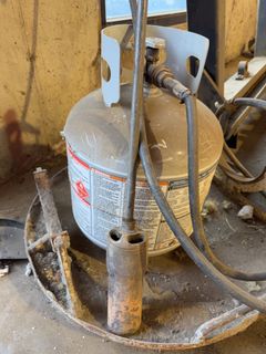 Propane Tank With Weed Torch Attachment - Image 2