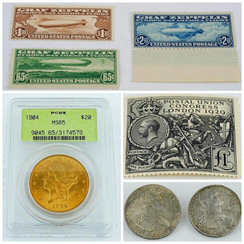 Q968 Collector's Series: Stamp and Coin Auction banner