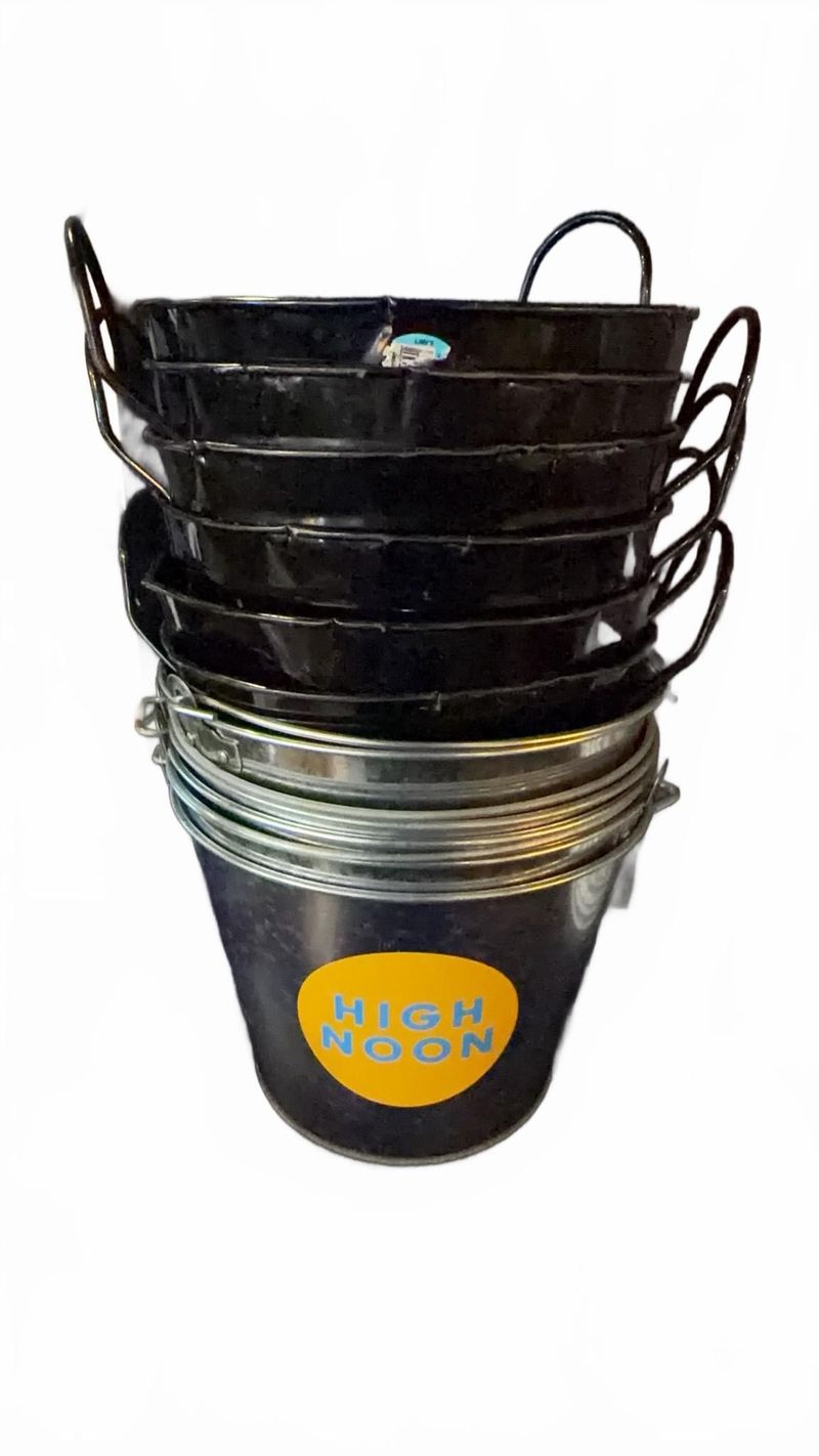 High Noon and Estrella Galicia Metal Buckets - Image 1