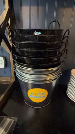 High Noon and Estrella Galicia Metal Buckets - Image 2