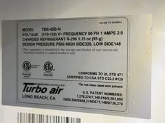 Turbo Air TBB-4SB-N 3-Door Draft Beer Cooler - Image 3