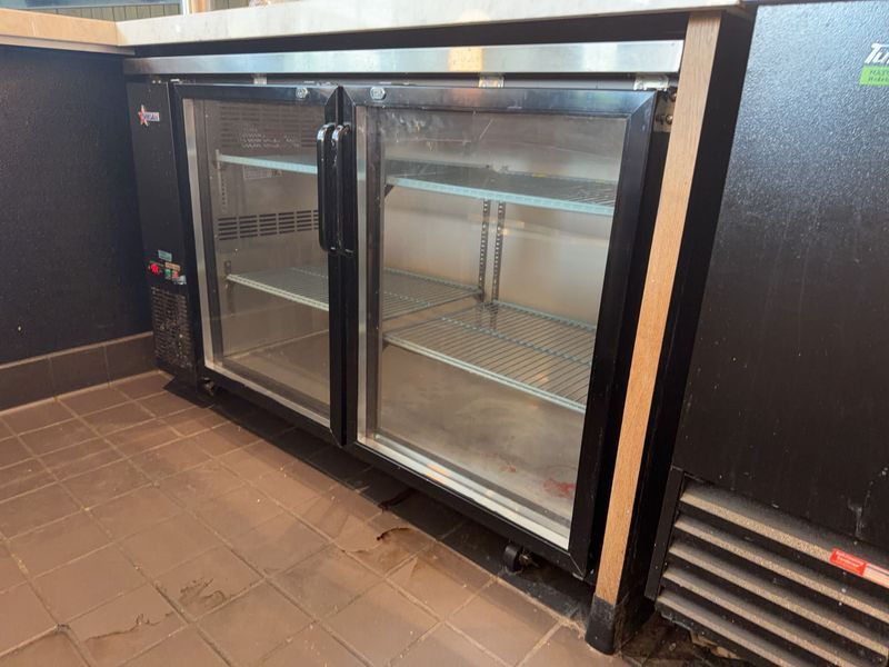 Omcan UBB-24-60G-HC Double Glass Door Cooler - Image 1