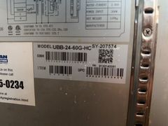 Omcan UBB-24-60G-HC Double Glass Door Cooler - Image 4