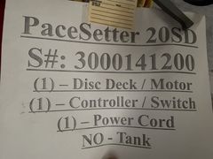 Advance Pacesetter 20SD Floor Buffer, Parts Only - Image 4
