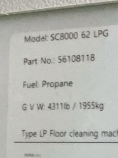 Advance SC8000 62 LPG Floor Cleaning Machine - Image 3