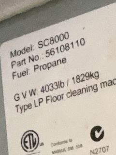 Advance SC8000 Propane Ride-On Floor Scrubber - Image 3