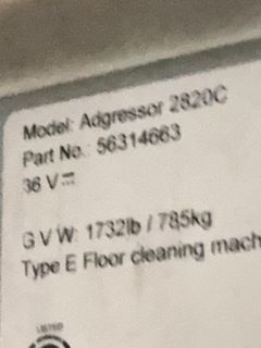 Nilfisk Advance Adgressor 3820C Floor Scrubber - Image 3