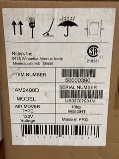 Air Mover 120V Boxed Nib - Image 3