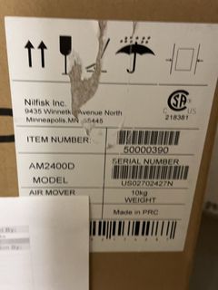 AM2400D Air Mover, New in Box - Image 3