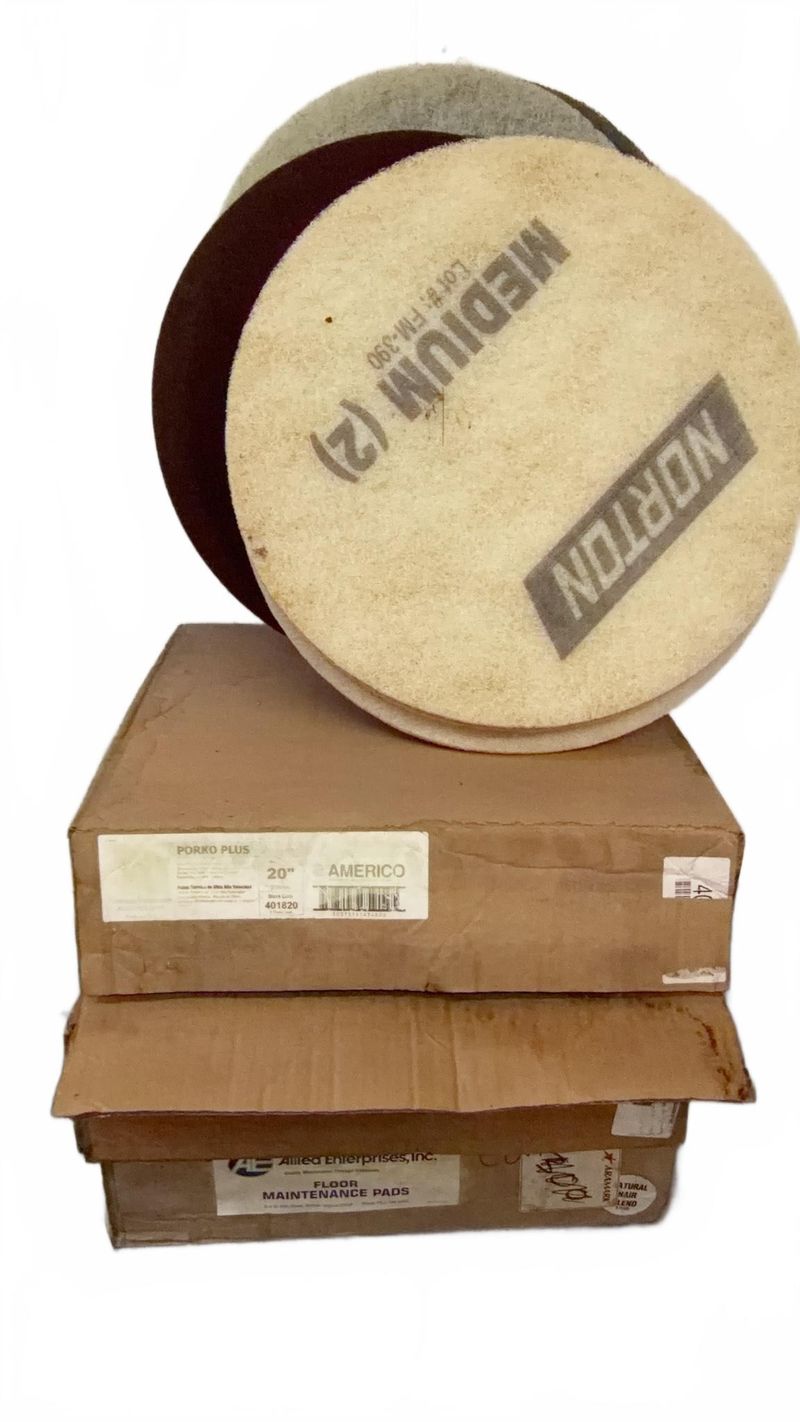 Americo Floor Maintenance Pads Mixed Lot - Image 1