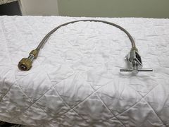 Flexible Metal Gas Connection Hose With Valve - Image 2