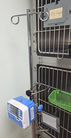 Practivet IV Infusion Pump with Adjustable Cage Pole - Image 8